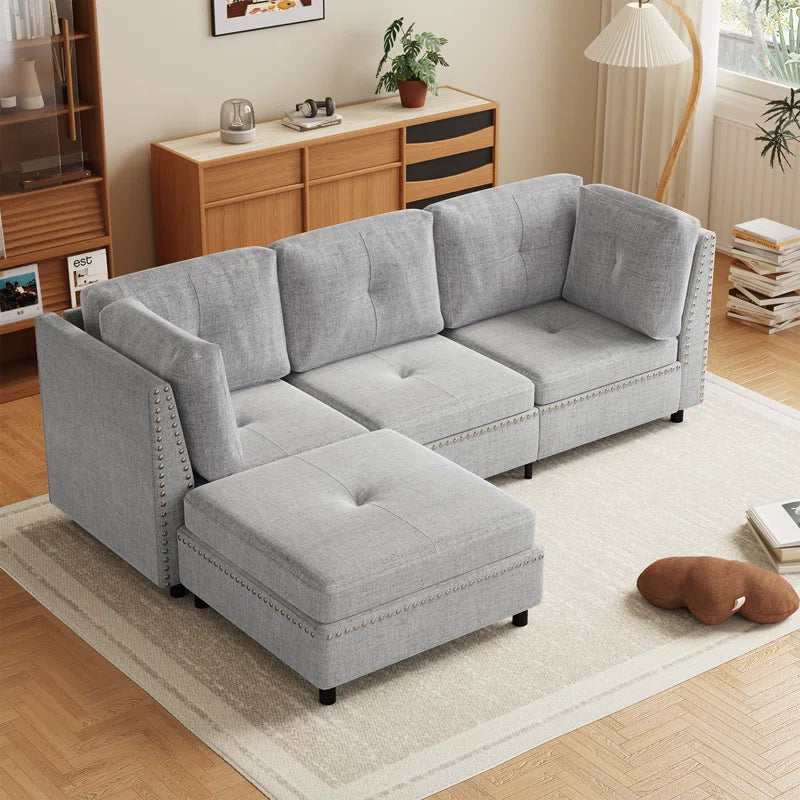 2 - Piece Upholstered Corner Sofa