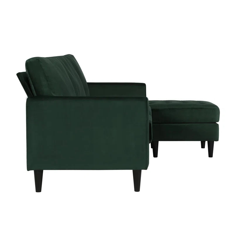 3 Seater Velvet Sofa & Chaise