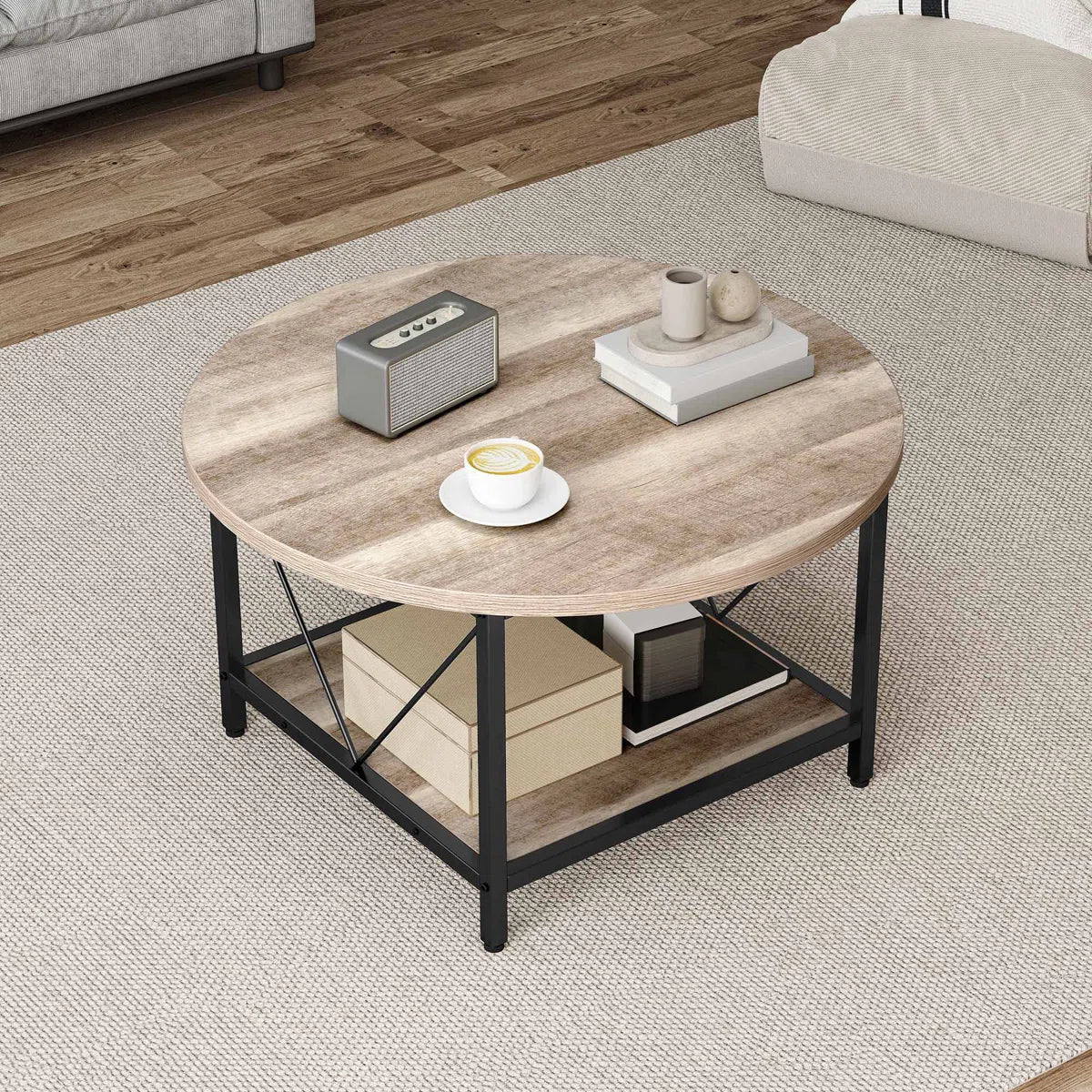 Acus Wooden Coffee Table with Storage