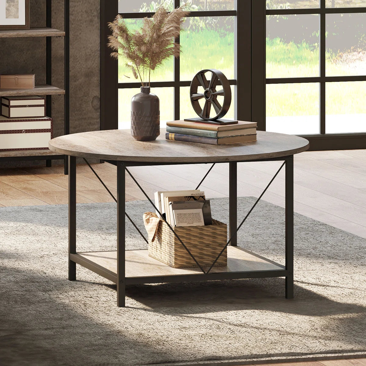 Acus Wooden Coffee Table with Storage