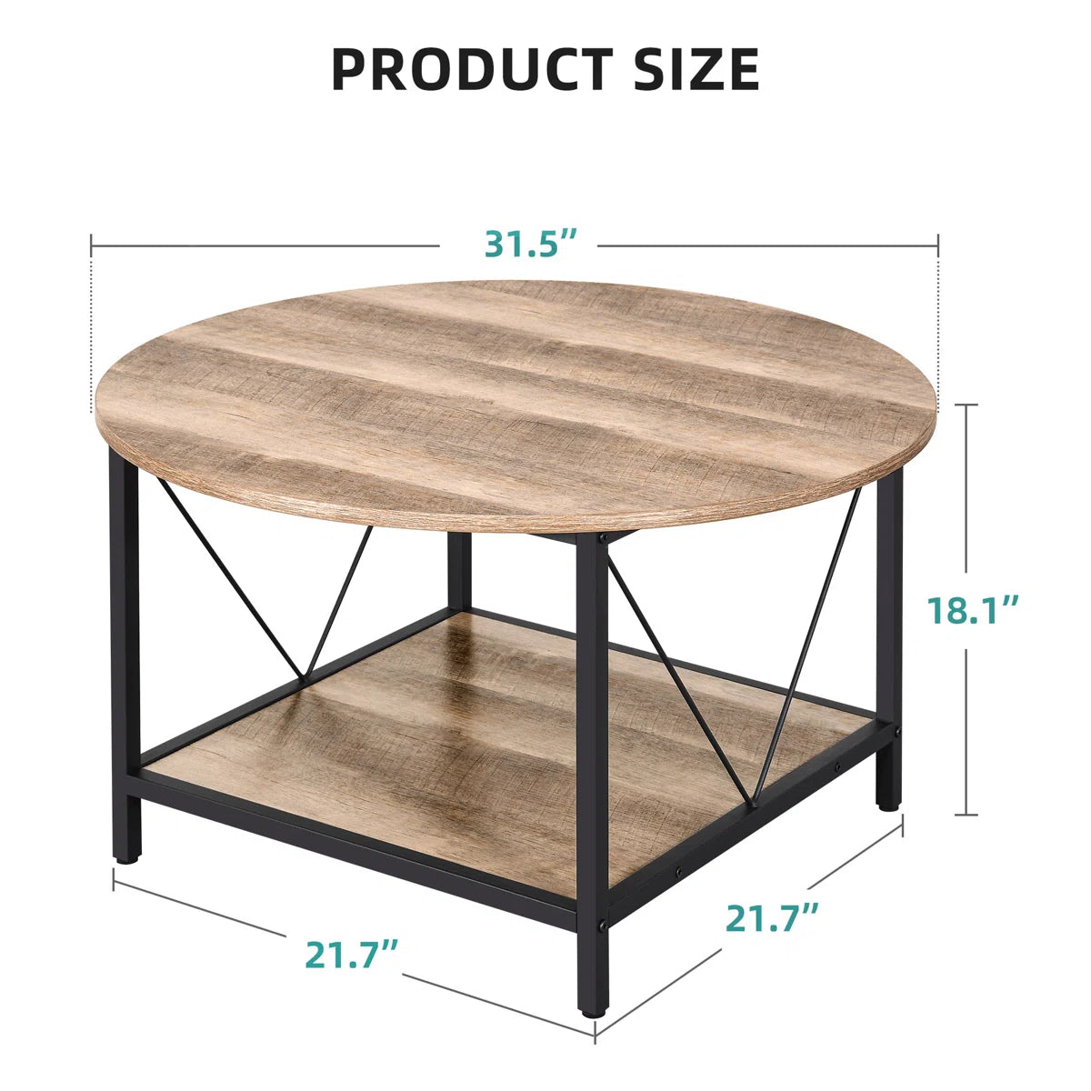 Acus Wooden Coffee Table with Storage