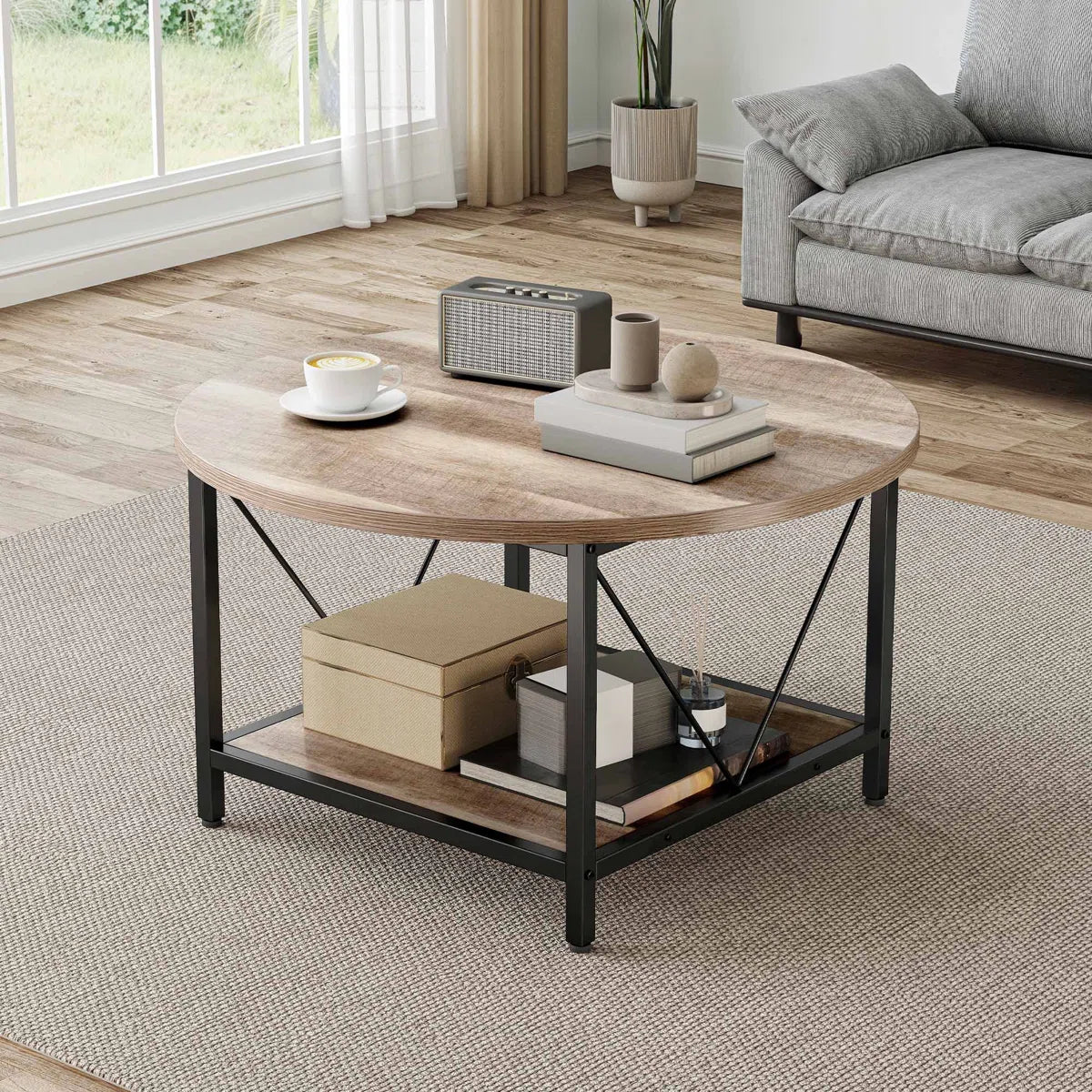 Acus Wooden Coffee Table with Storage