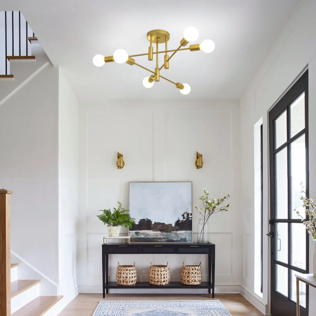 6 Light Sputnik Chandelier