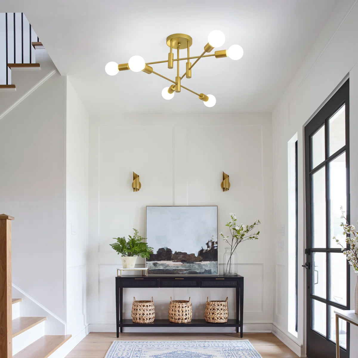 6 Light Sputnik Chandelier