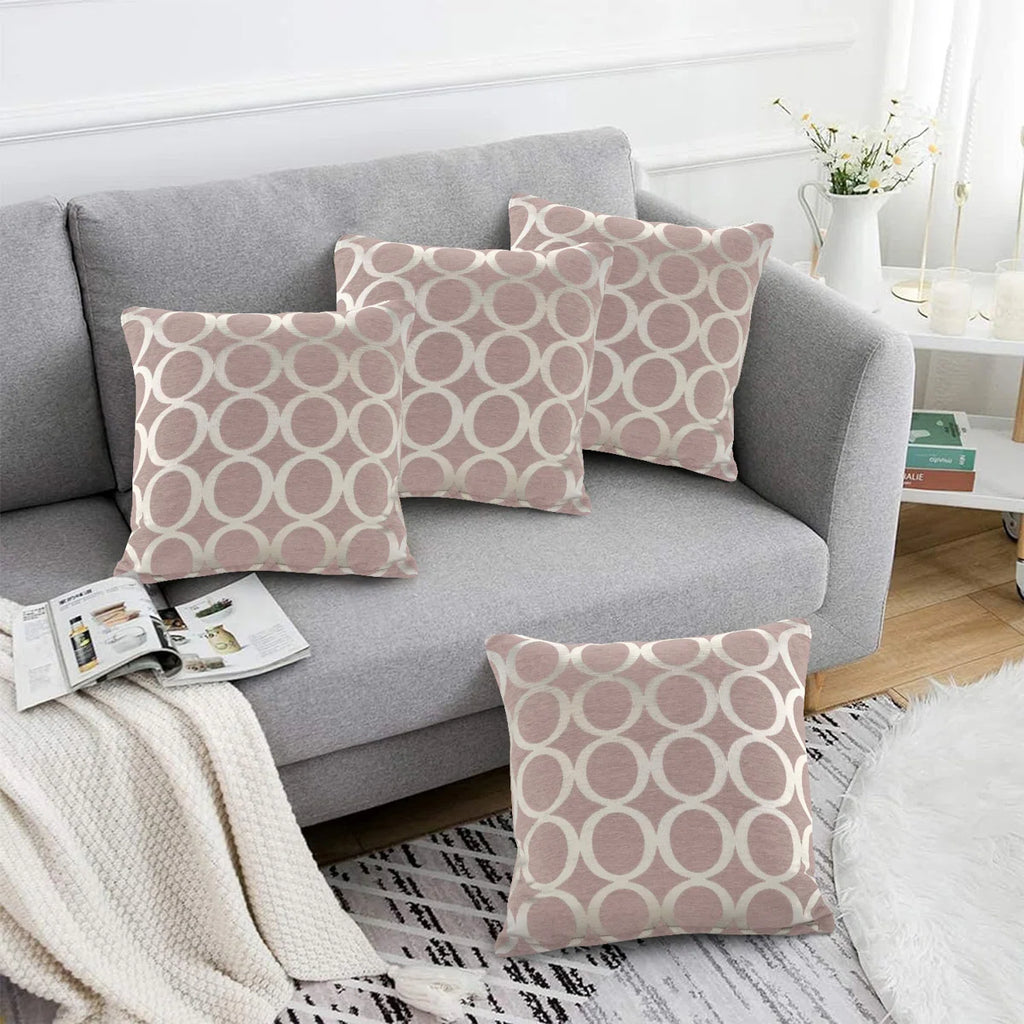 Geometric Cushion with Filling (Set of 4)