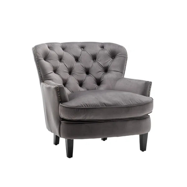 Velvet Wing back Accent Chair