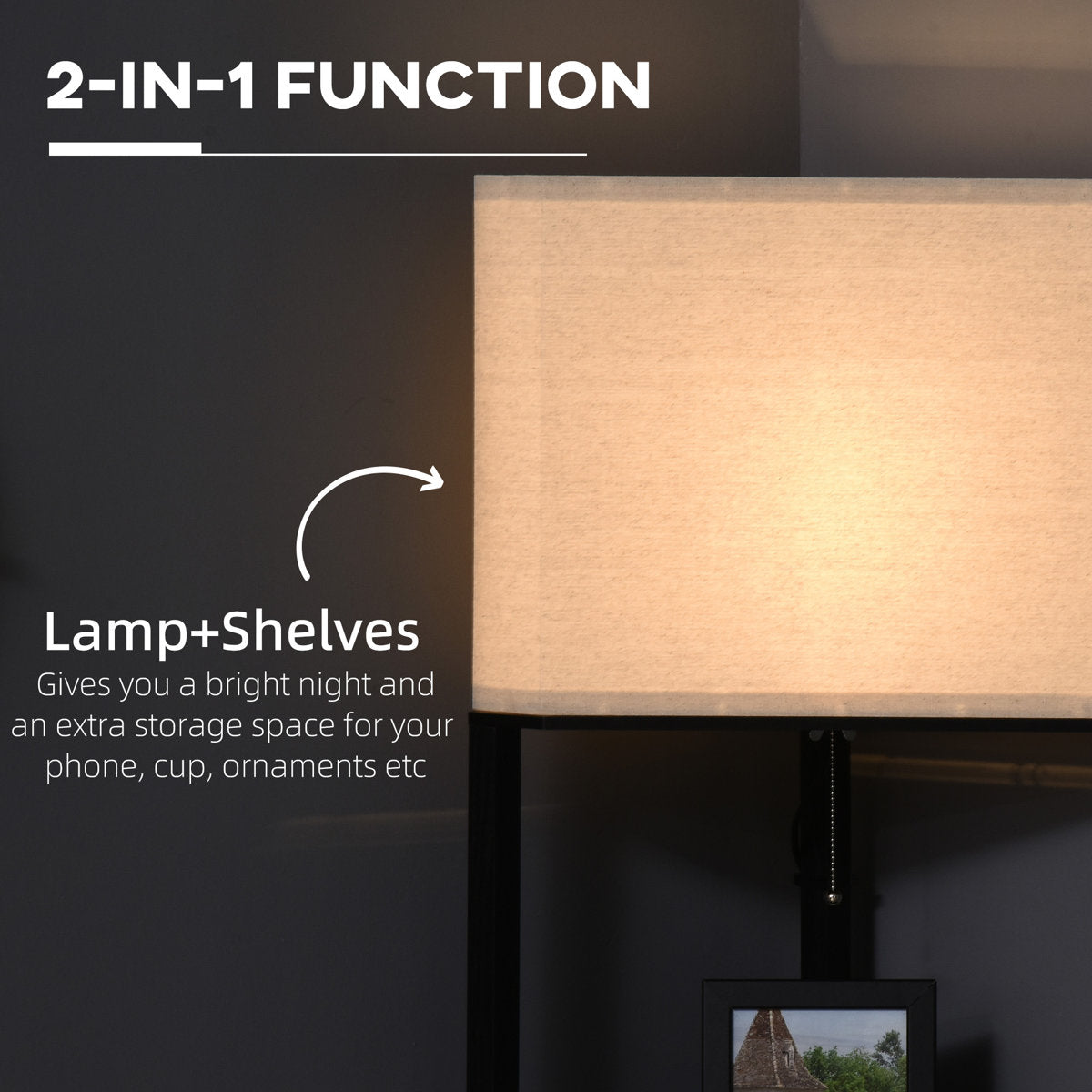 159cm Column Floor Lamp