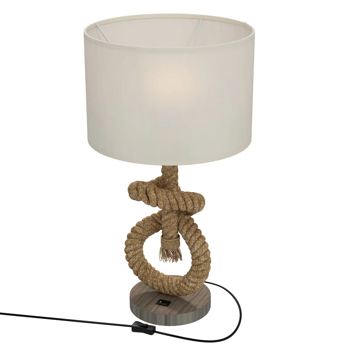 Wood Table Lamp