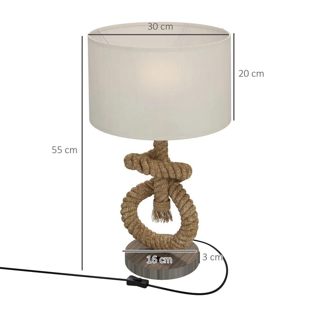 Wood Table Lamp