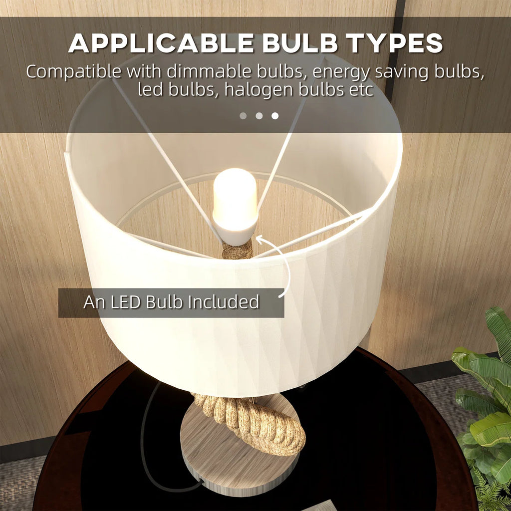 Wood Table Lamp