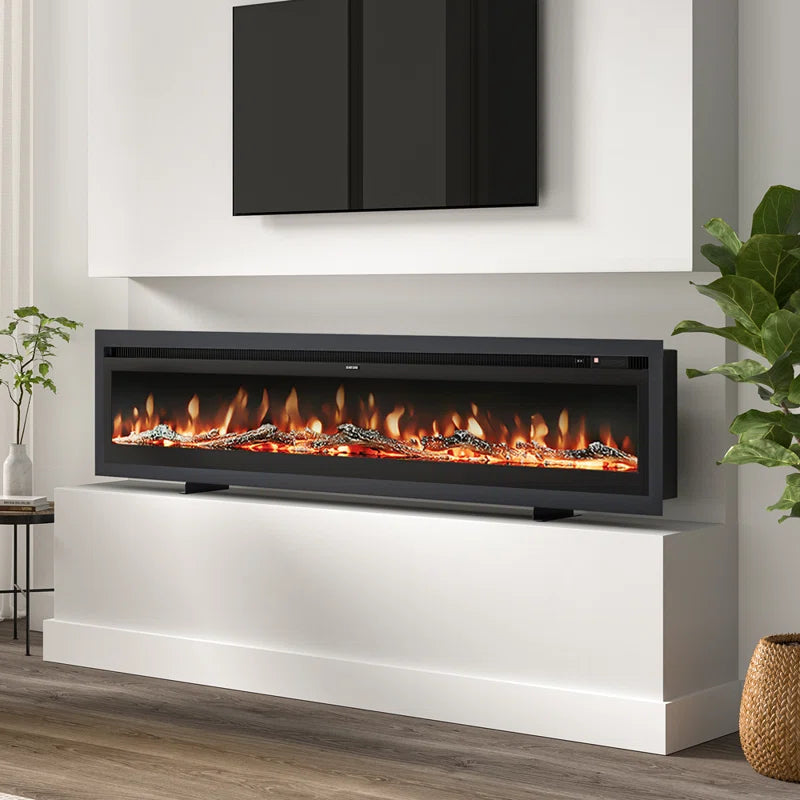 1800W Electric Fireplace - 12 Flame Colours