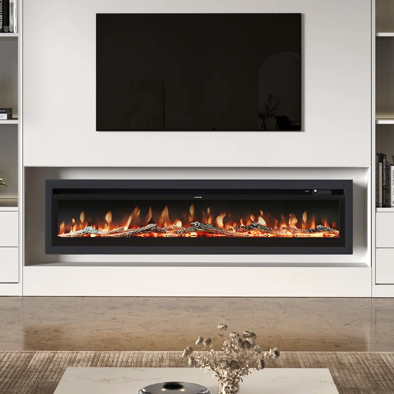 1800W Electric Fireplace - 12 Flame Colours