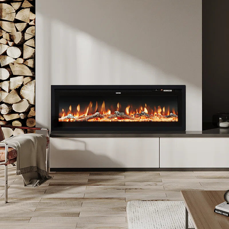 1800W Electric Fireplace - 12 Flame Colours
