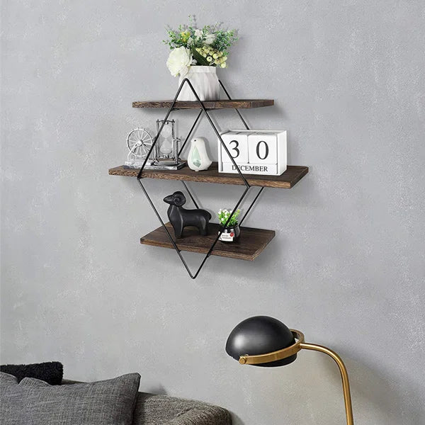 Diamond Floating Shelf