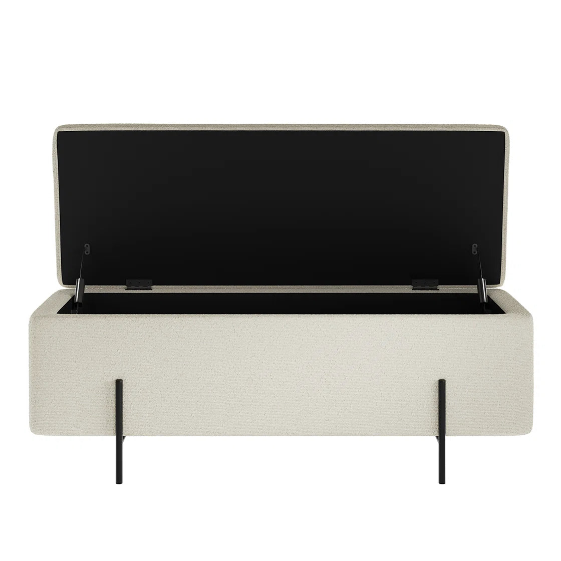 Velvet Upholstered Storage Bench