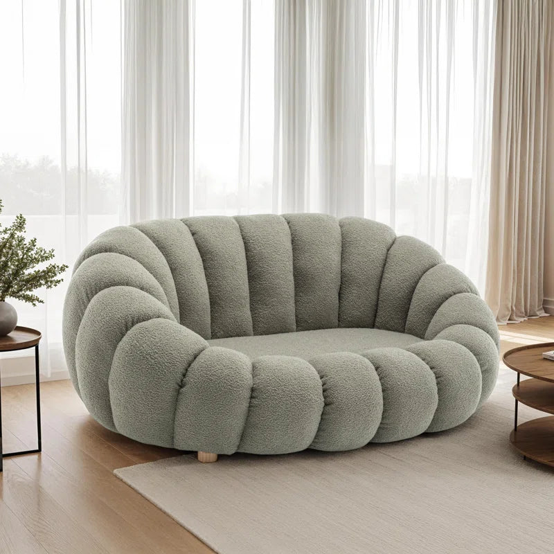 2 Seater Teddy Boucle Loveseat