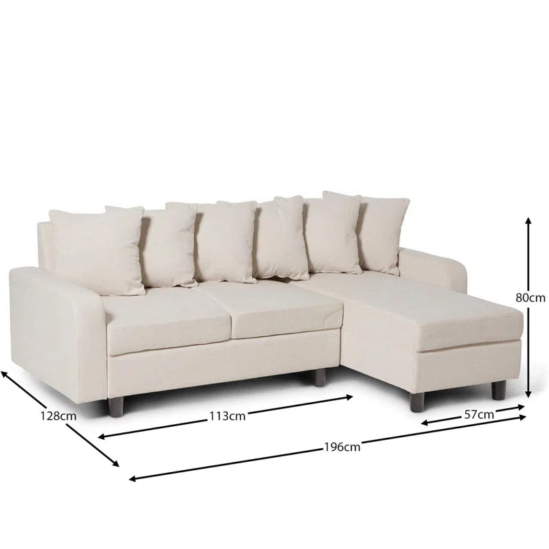 Corner Sectional 3 Seater Sofa