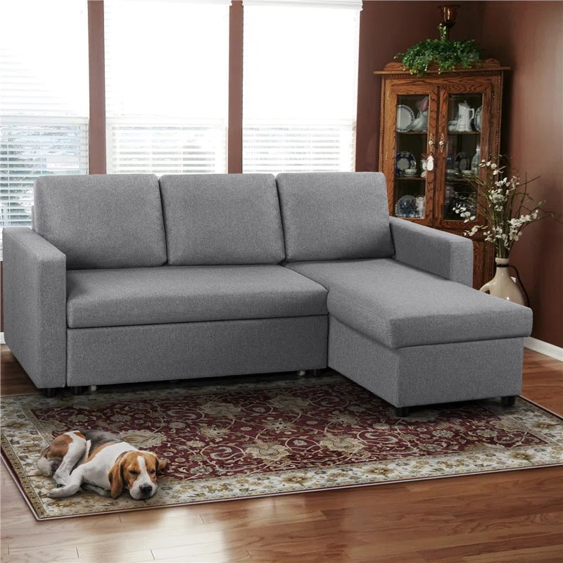 Convertible Corner Sofa with Reversible Chaise