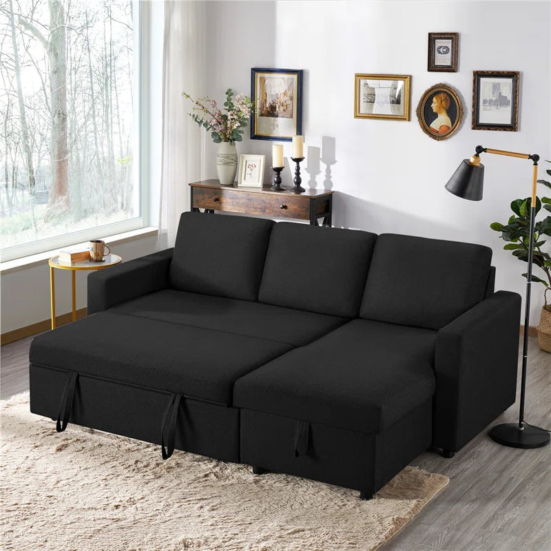 Convertible Corner Sofa with Reversible Chaise