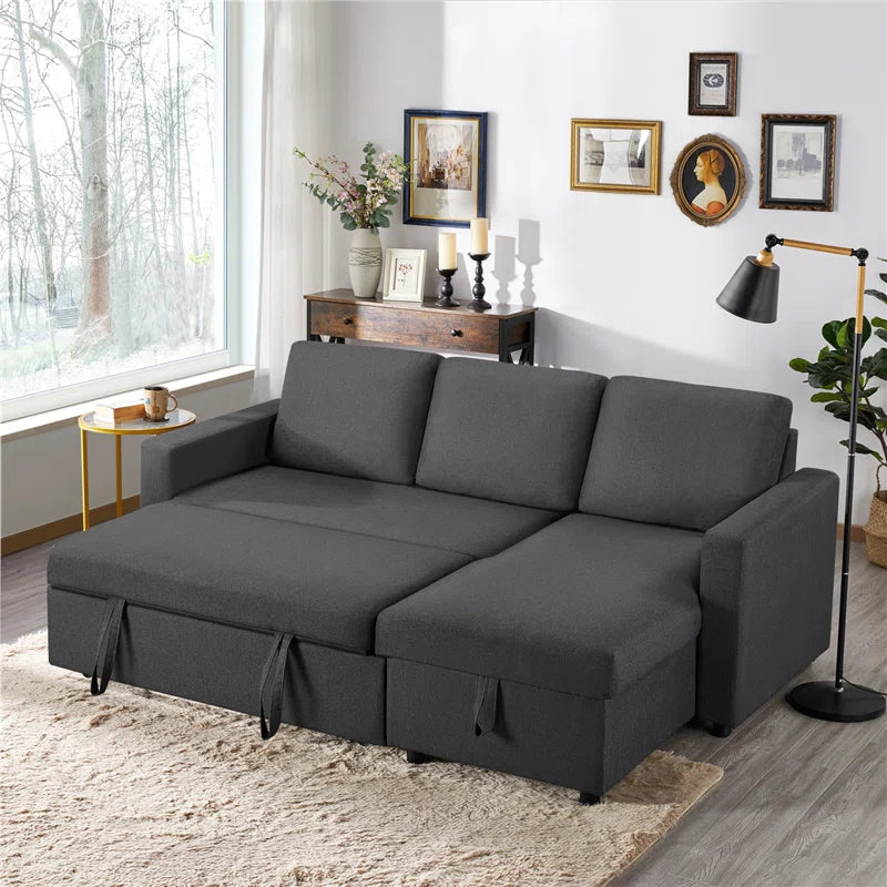 Convertible Corner Sofa with Reversible Chaise