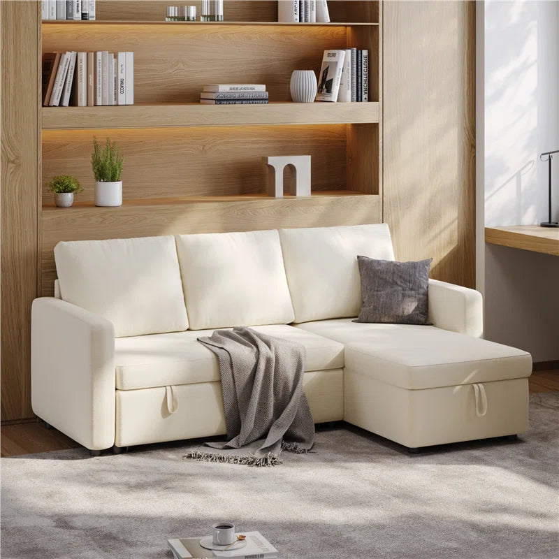 Convertible Corner Sofa with Reversible Chaise