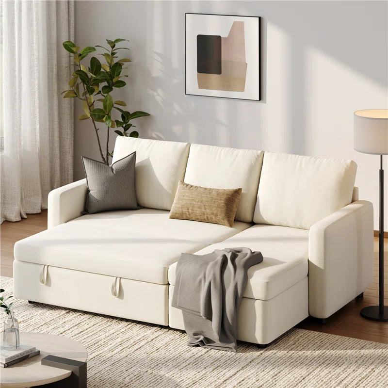 Convertible Corner Sofa with Reversible Chaise