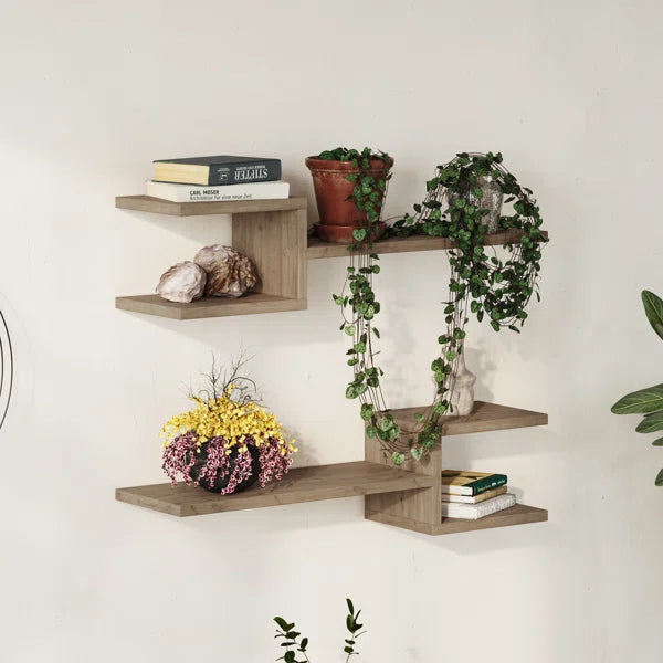 Modern Floating Wall Shelves (Set of 2)