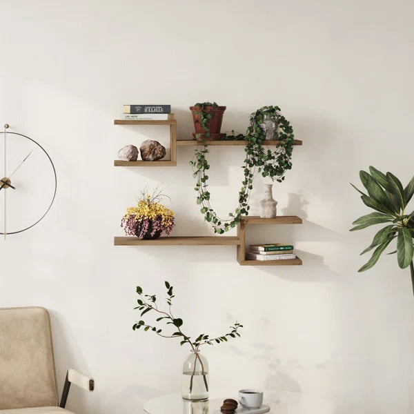 Modern Floating Wall Shelves (Set of 2)