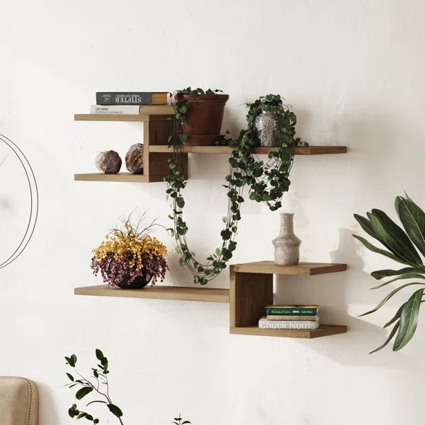 Modern Floating Wall Shelves (Set of 2)