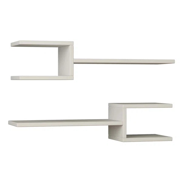 Modern Floating Wall Shelves (Set of 2)