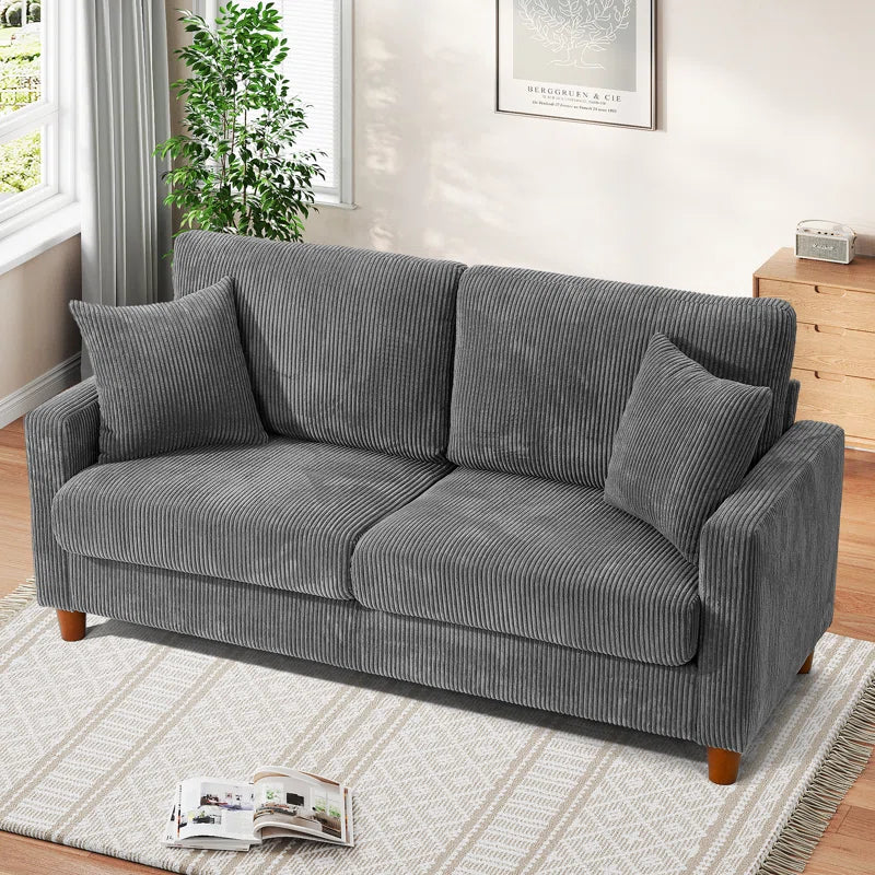 2 Seater Corduroy Sofa