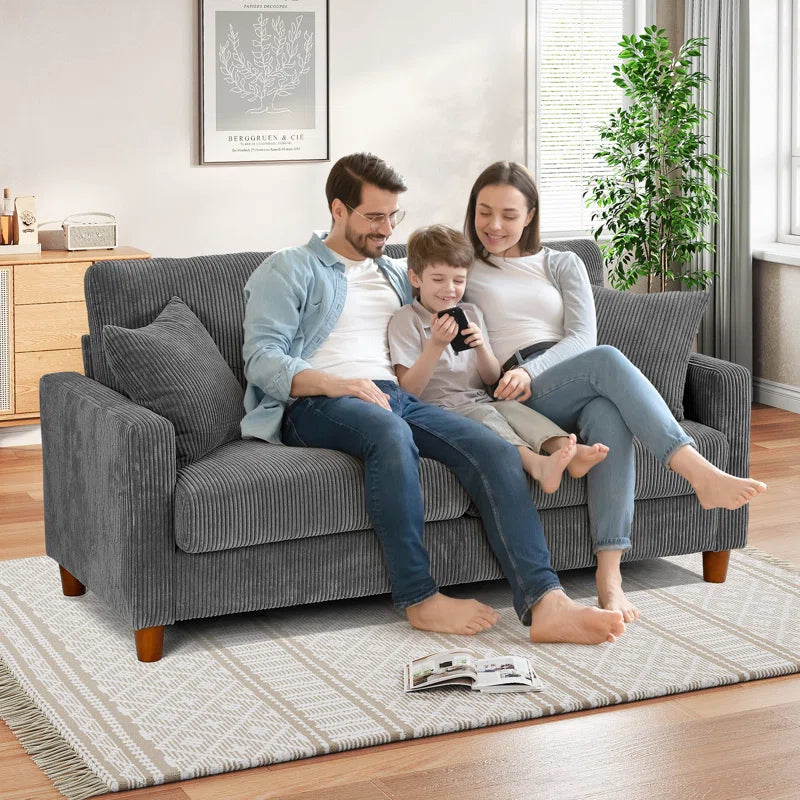 2 Seater Corduroy Sofa