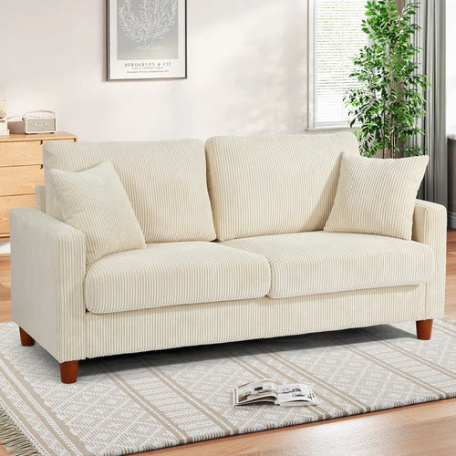 2 Seater Corduroy Sofa
