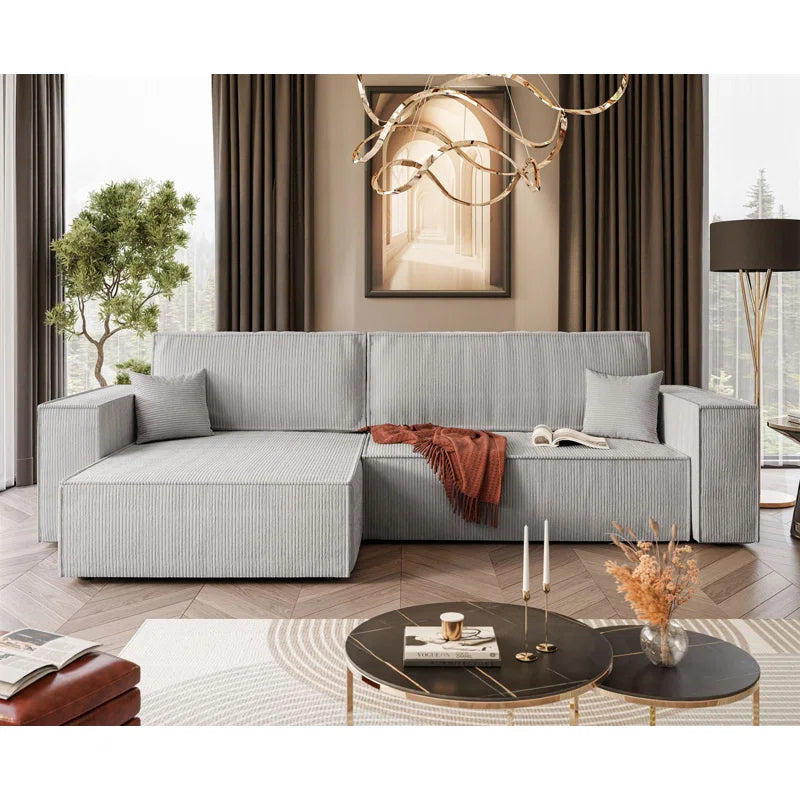 4 Seater Corduroy Sofa Bed