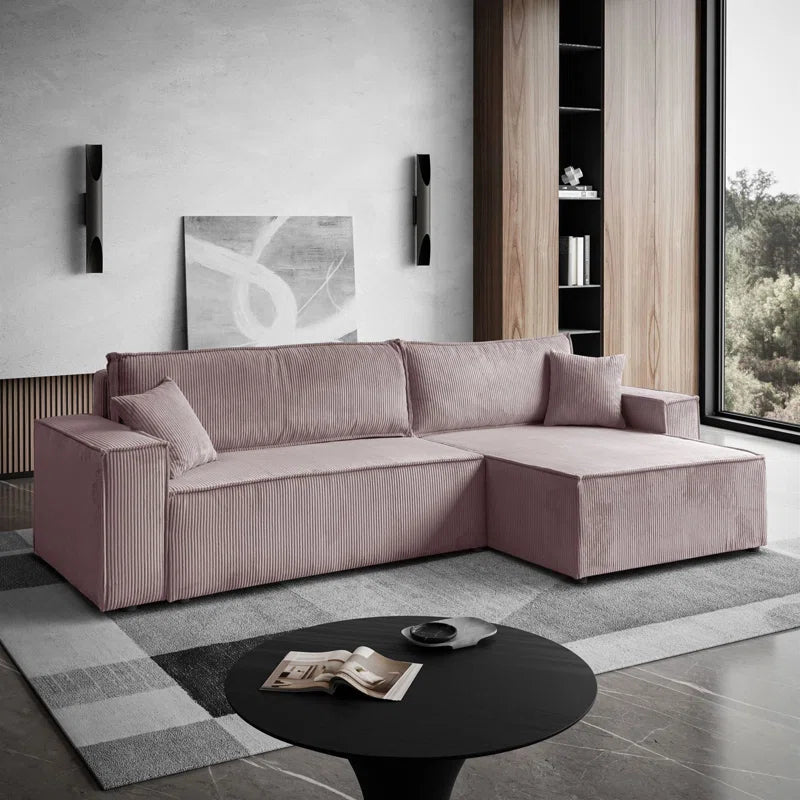 4 Seater Corduroy Sofa Bed