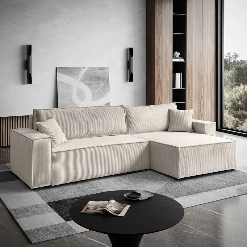 4 Seater Corduroy Sofa Bed