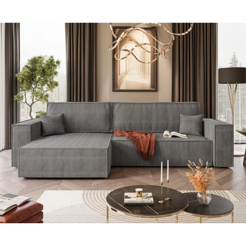 4 Seater Corduroy Sofa Bed