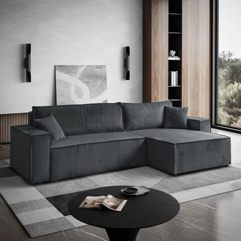 4 Seater Corduroy Sofa Bed
