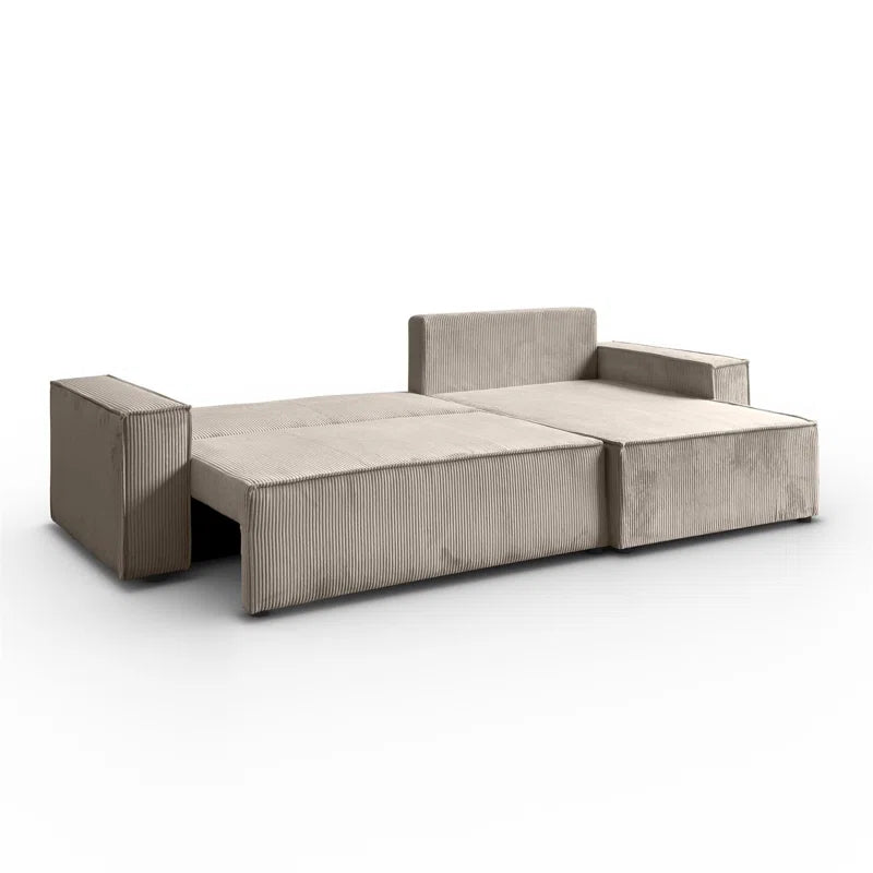 4 Seater Corduroy Sofa Bed