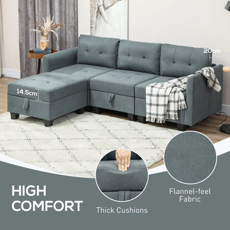 3 Seater Sofa & Chaise