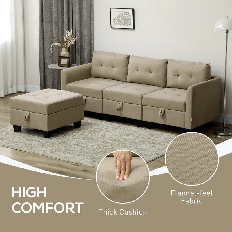 3 Seater Sofa & Chaise