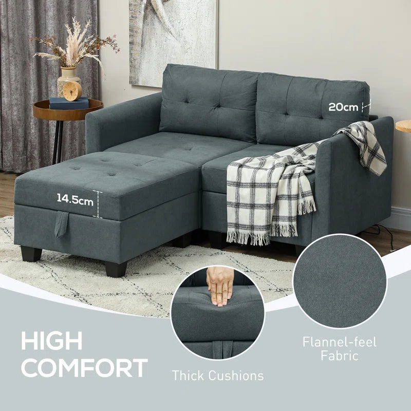 2 Seater Sofa & Chaise