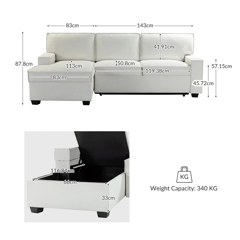 3 Seater Sofa & Chaise