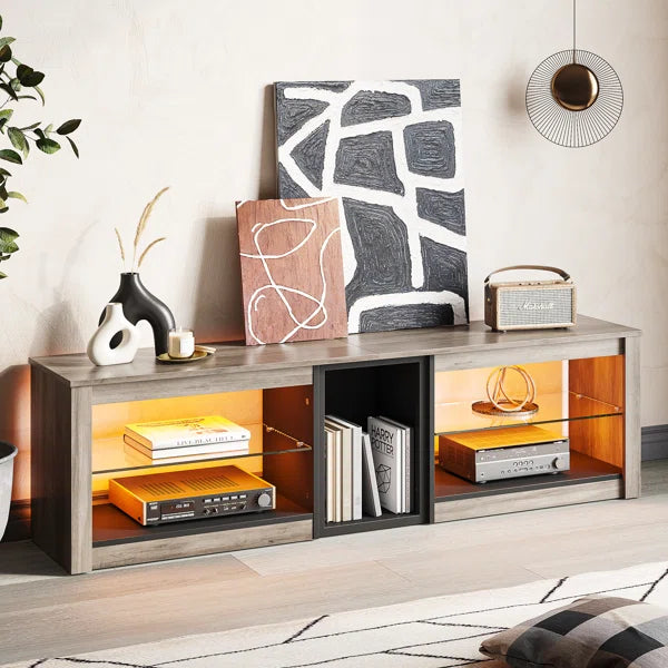 LED Gaming Entertainment - TV Stand for TVs up to 70 inch