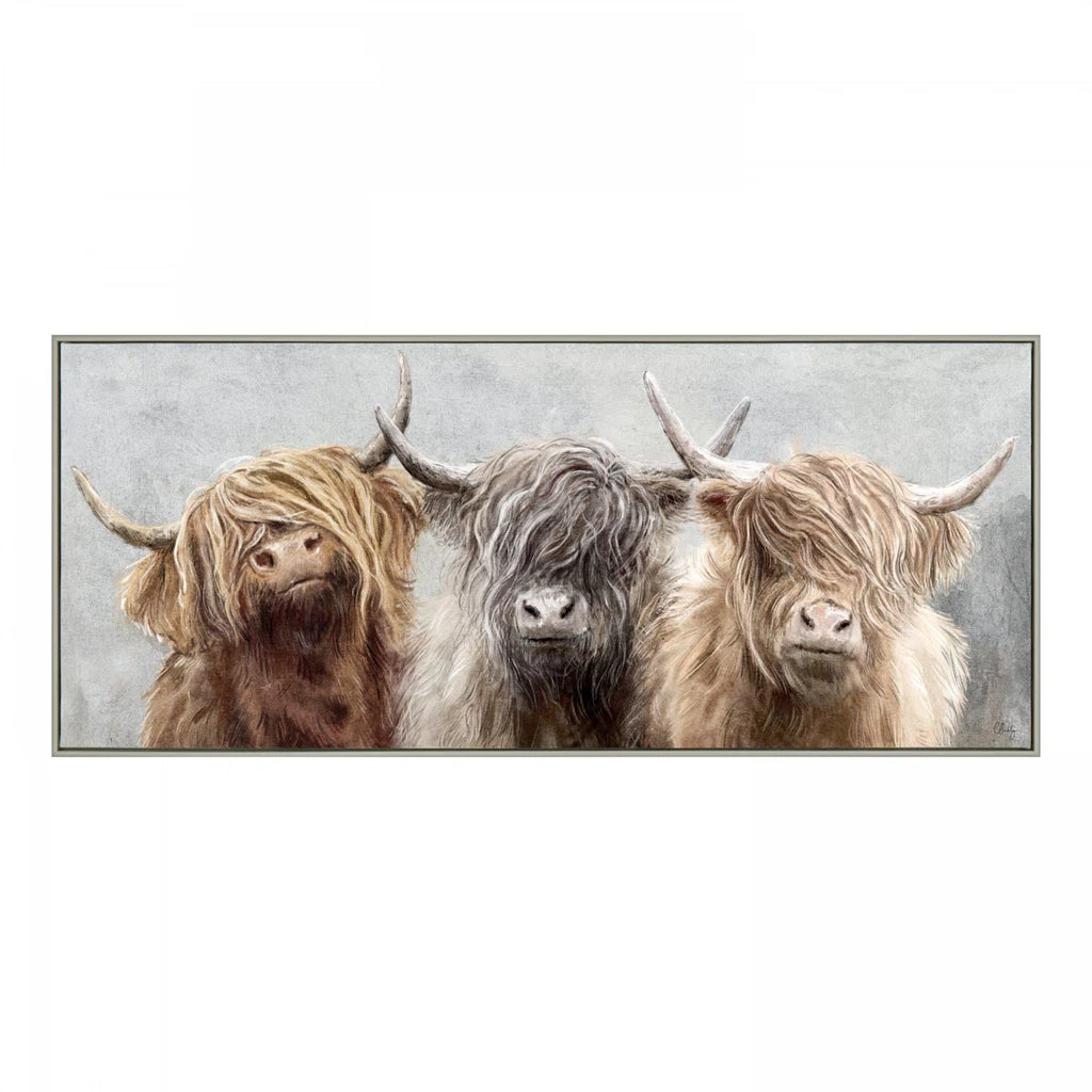 Three Of A Kind by Charlotte Oakley - Single Picture Frame Painting